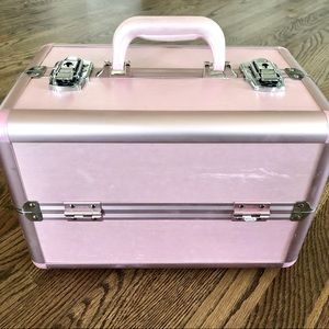 Sephora Professional Pink Travel Train Makeup Case